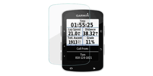 Skærmbeskyttelse til Garmin Edge 520 / 520 Plus
