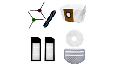 Tilbhørspakker til Ecovacs Deebot T10 / T10 Plus / T10 Turbo