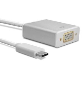 USB-C til VGA adapter i aluminium - USB 3.1