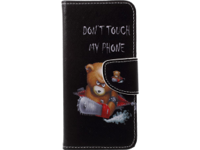 Angry Bear flipcover i PU læder til Huawei P20 Lite