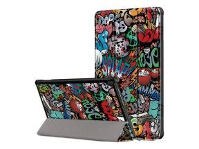 Cartoon Tri-Fold Cover til Lenovo Tab M10 HD (TB-X505 / X605)