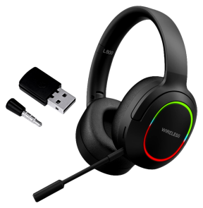 L800 Bluetooth Gaming Headset med Mikrofon og LED Lys til PS4 / PS5