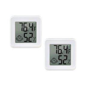 2 stk Digitalt Hygrometer / Termometer til Drivhus - med App