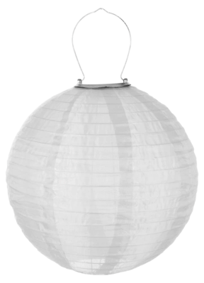 Solcelle Lanterne, 20cm - Hvid