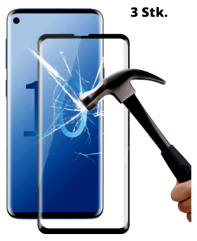 3 Stk. Buet Beskyttelsesglas til Samsung Galaxy S10