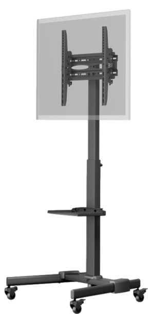 TV Stander med Hjul & Hylde (37" - 70")