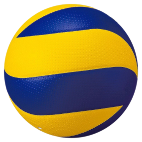Volleyball Bold str. 5 - Gul & Blå