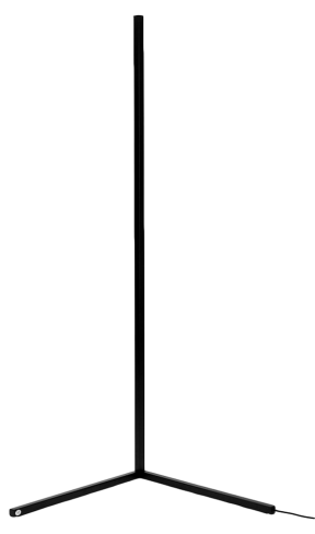 RGB LED Hjørne Lampe med Fjernbetjening - 110 cm