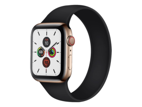Silikone Rem til Apple Watch 3 42 mm i Solo Loop design - str. L