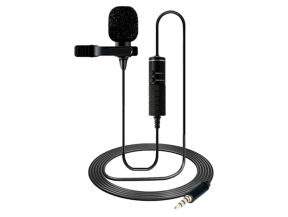 Clip-On Mikrofon m/ 6 m Kabel til Smartphones & Kamera