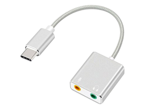 USB-C til 3.5 mm Headset & Mikrofon Adapter