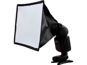 Flash Diffuser med Sølv Reflektor