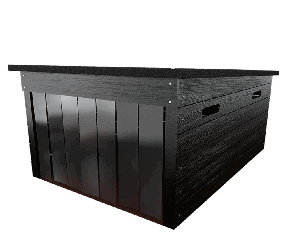 Wooden Garage til Bosch Robotplæneklipper 104 x 65 cm