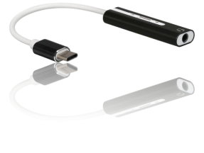 USB-C til 3.5 mm Multi Jack Adapter m/ 7.1 Surround Sound-support
