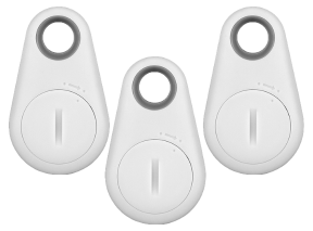 3 stk Hvide Bluetooth Nøglefindere 