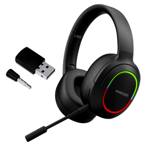 L800 Bluetooth Gaming Headset med Mikrofon og LED Lys til PS4 / PS5