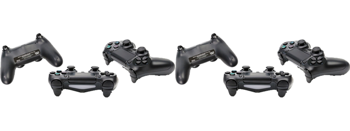 Vi ses overraskende Fejde → 2x Controller m. ledning til PlayStation 4