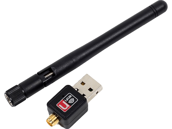 → wifi adapter - få trådløs internet adgang på din computer med denne USB wifi antenne