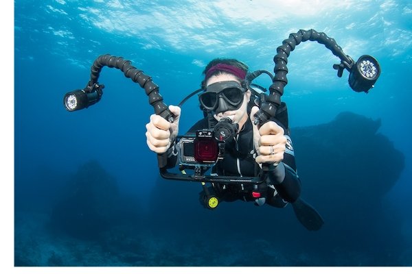 Dykker med GoPro