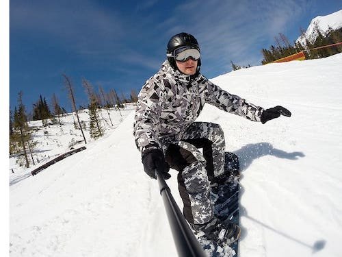 GoPro ski pole mount